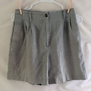 Vintage Spiegel Women's Pleated High-Waist Shorts